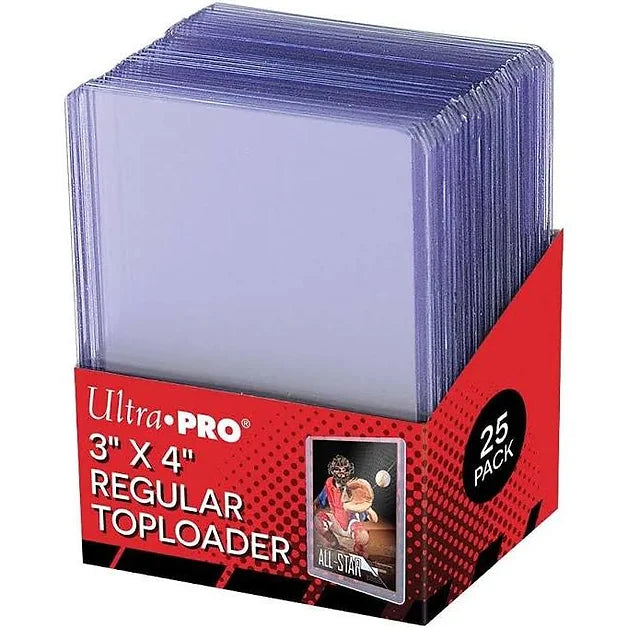 Ultra Pro 3" x 4" Regular Toploader (25.ct)